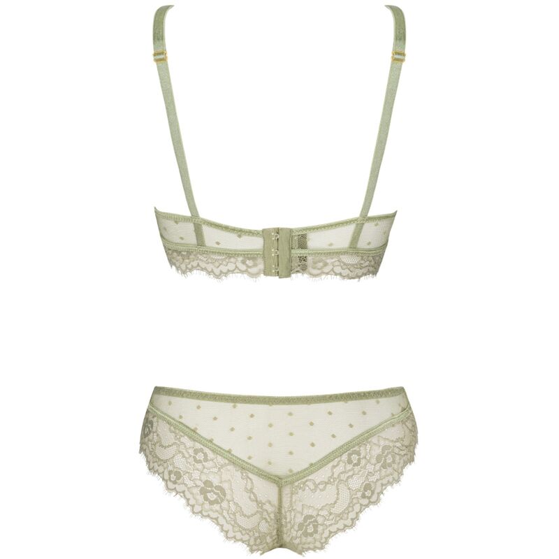 LIVCO CORSETTI FASHION - PINE LC 90667 REGGISENO + SLIP KAKI