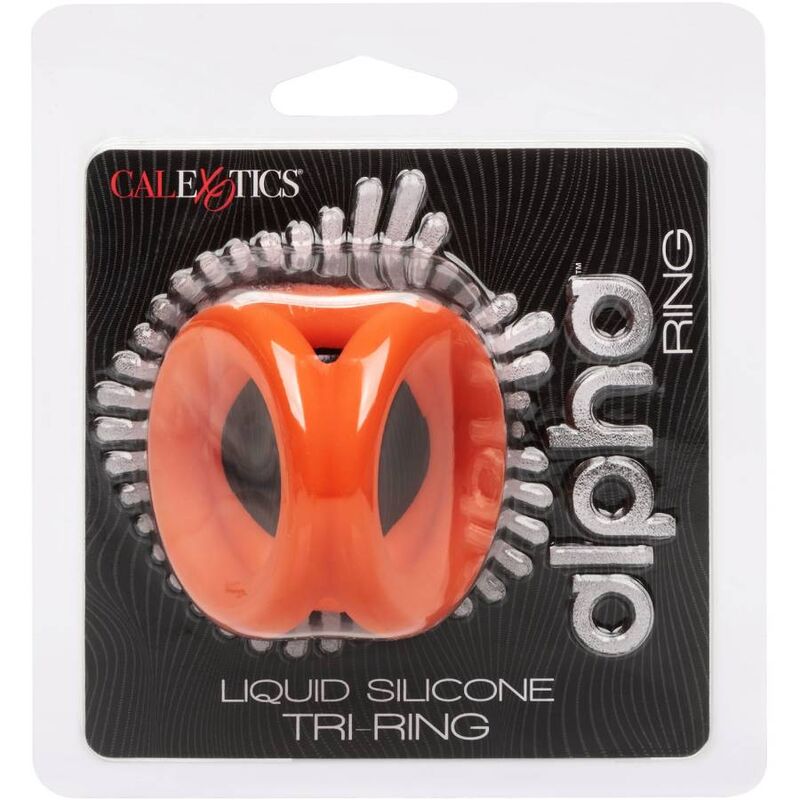 CALEXOTICS - ALPHA TRI-RING ANELLO PENE ARANCIONE