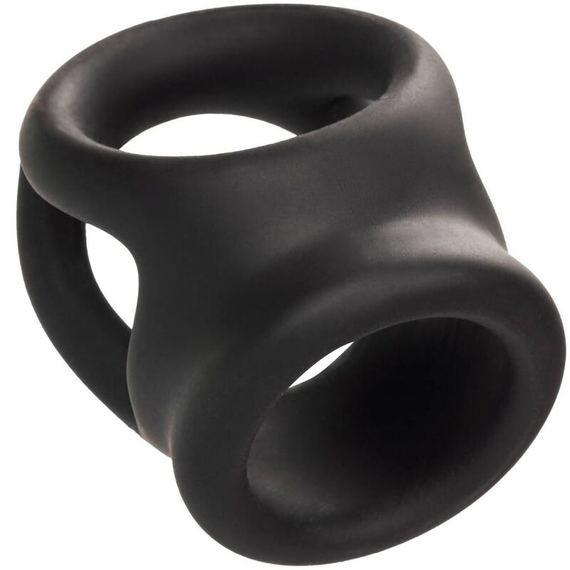 CALEXOTICS - ALPHA DUAL CAGE GABBIA/SUPPORTO PENE NERO