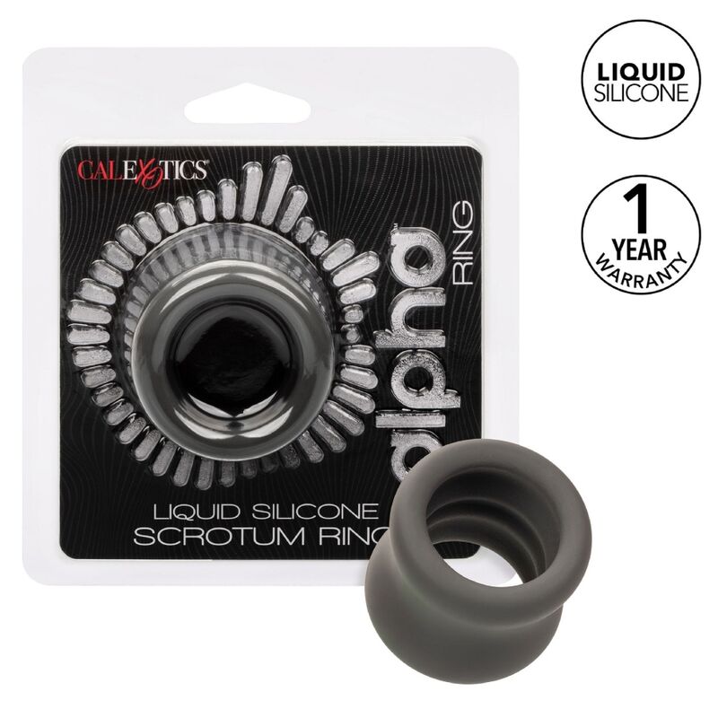 CALEXOTICS - ALPHA SCROTUM STRETCHING ANELLO SCROTALE NERO