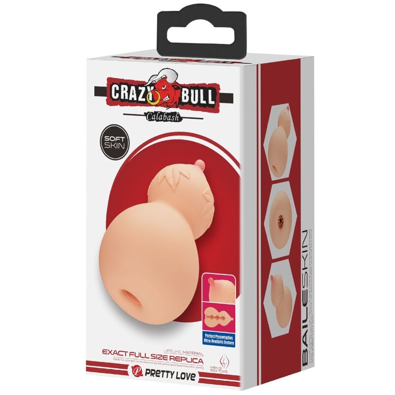CRAZY BULL - CALABASH MASTUBATORE A FORMA DI SENO