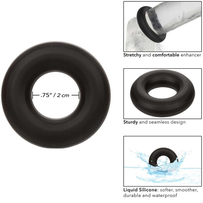 CALEXOTICS - ALPHA PROLONG MEDIUM ANELLO PENE NERO