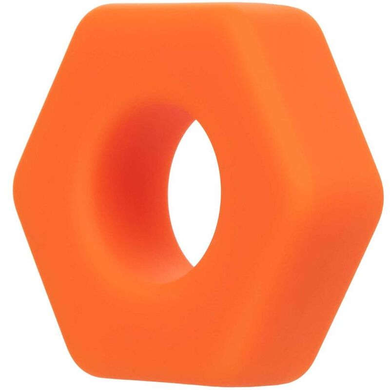 CALEXOTICS - ALPHA PROLONG SEXAGON ANELLO PENE ARANCIONE