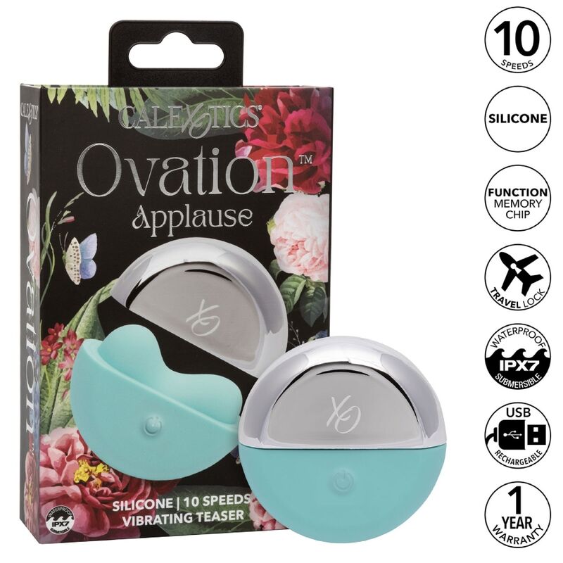 CALEXOTICS - OVATION APPLAUSE STIMOLATORE VERDE ACQUA