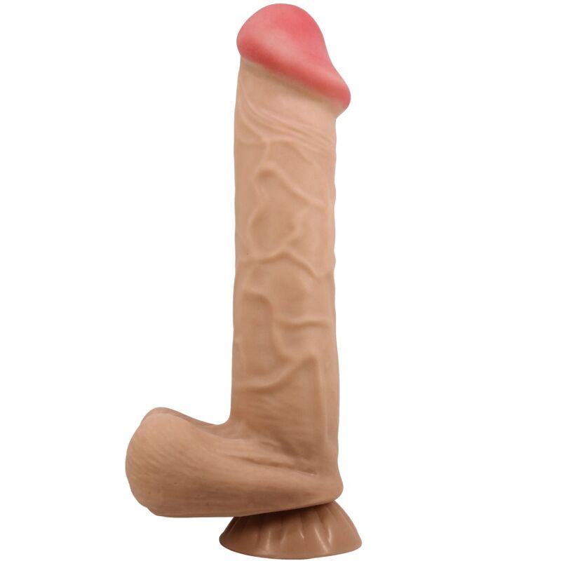 PRETTY LOVE - SERIE SLIDING SKIN DILDO REALISTICO CON VENTOSA PELLE SCORREVOLE FLESH 26 CM