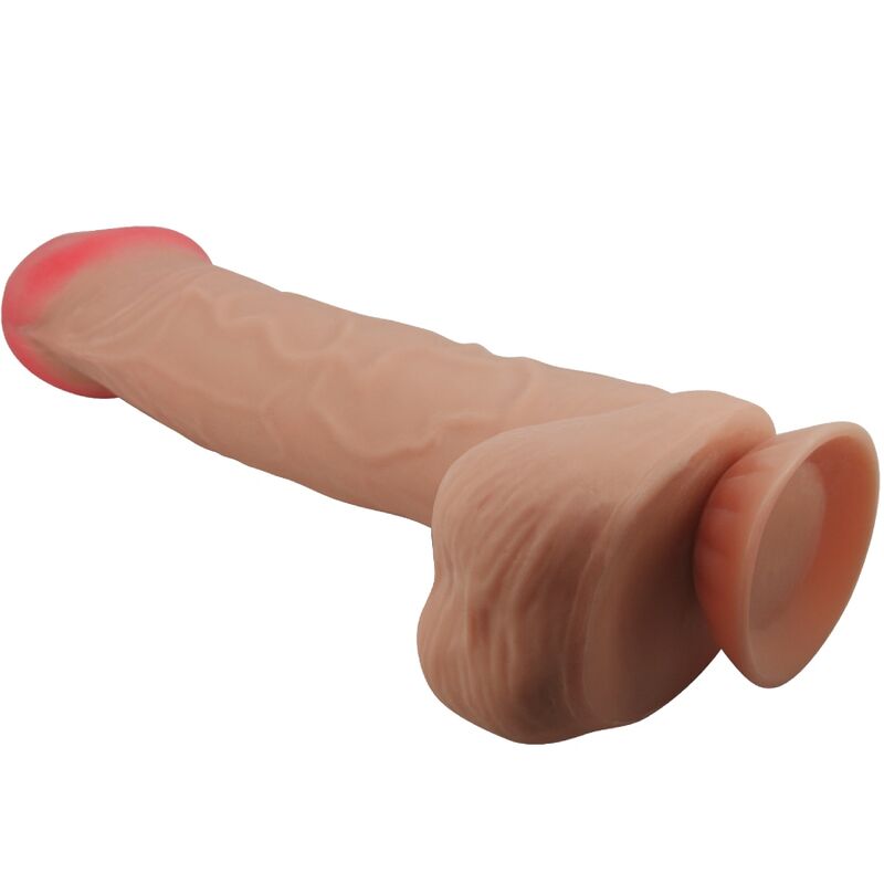 PRETTY LOVE - SERIE SLIDING SKIN DILDO REALISTICO CON VENTOSA PELLE SCORREVOLE FLESH 26 CM