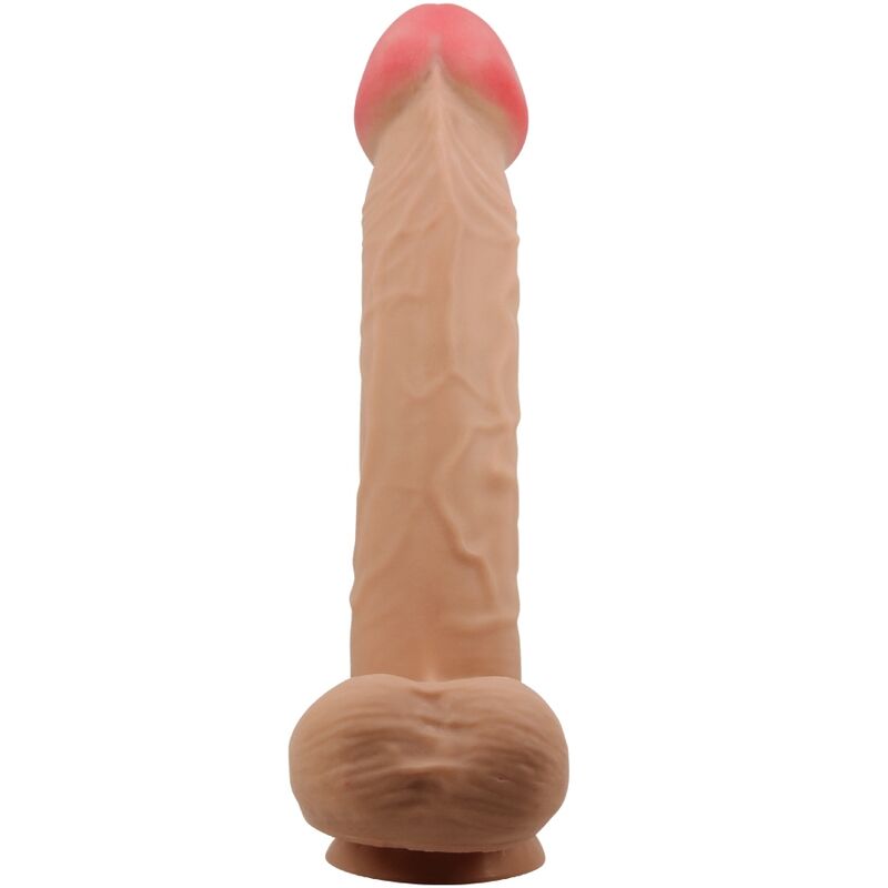 PRETTY LOVE - SERIE SLIDING SKIN DILDO REALISTICO CON VENTOSA PELLE SCORREVOLE FLESH 26 CM