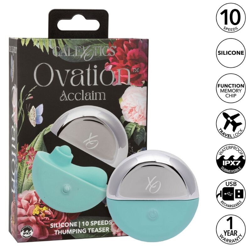 CALEXOTICS - OVATION ACCLAIM STIMOLATORE VERDE ACQUA