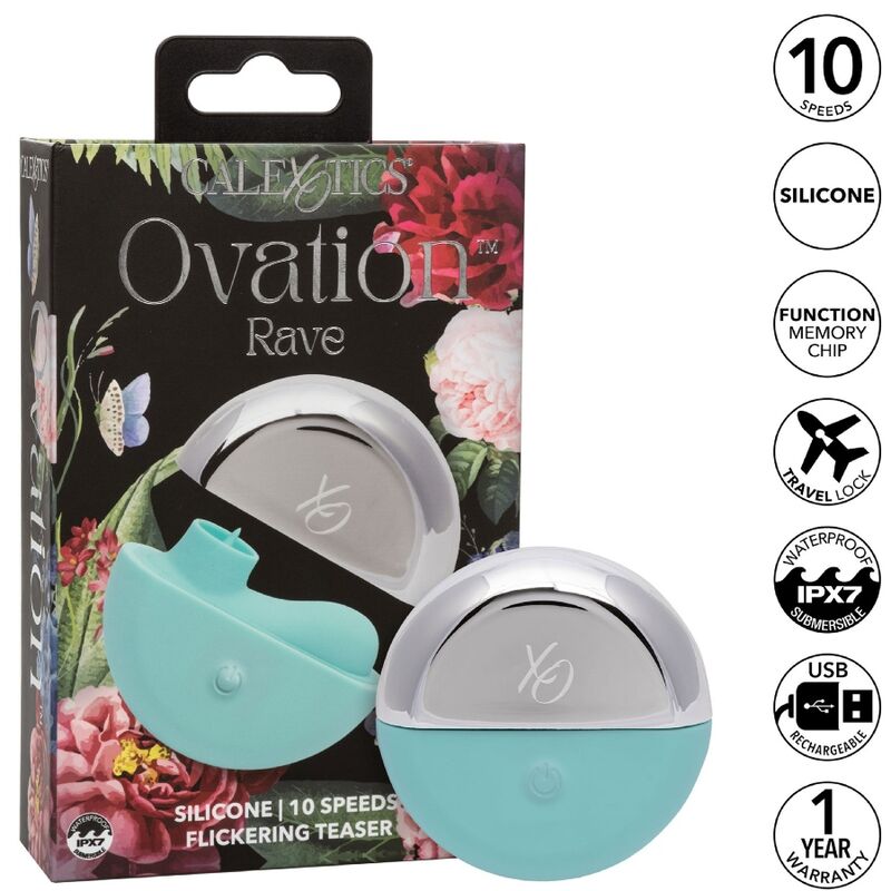 CALEXOTICS - OVATION RAVE STIMOLATORE VERDE ACQUA