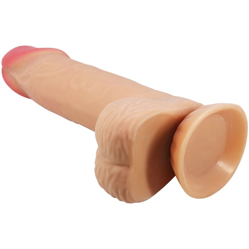 PRETTY LOVE - SERIE SLIDING SKIN DILDO REALISTICO CON VENTOSA PELLE SCORREVOLE 20,6 CM