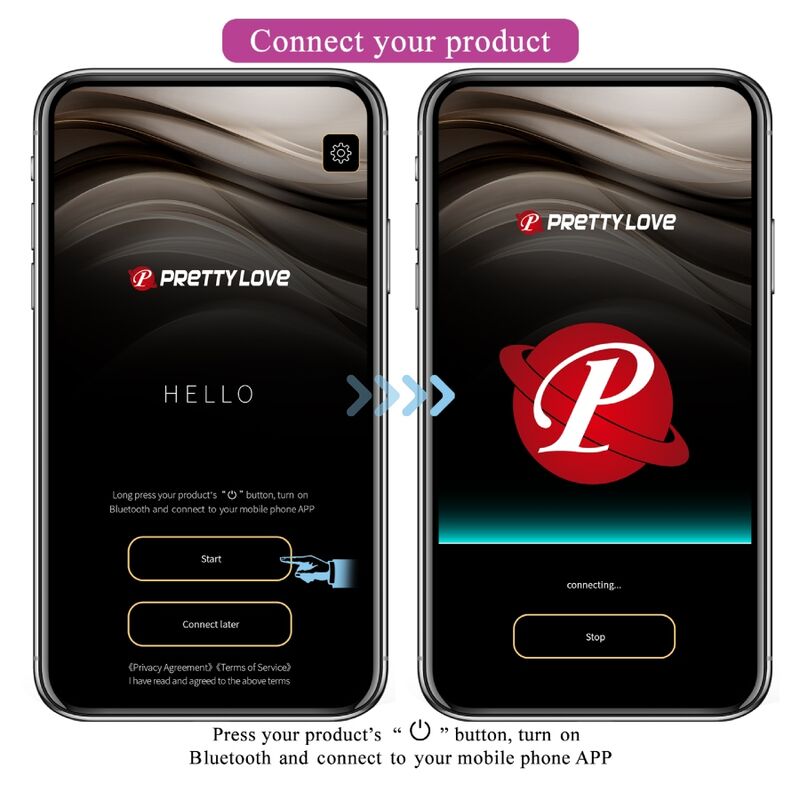 PRETTY LOVE - VIBRATORE BAIRD STIMOLATORE G-SPOT RICARICABILE CON APP LONG DISTANCE VIOLA