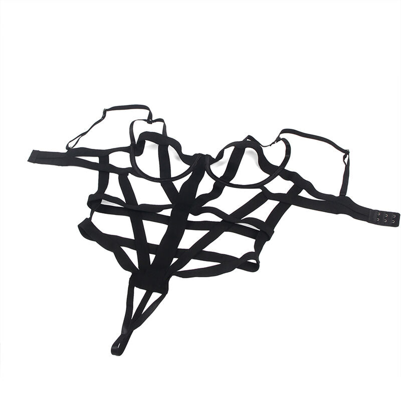 SUBBLIMA - BODY SEXY CON REGGISENI NERO S/M