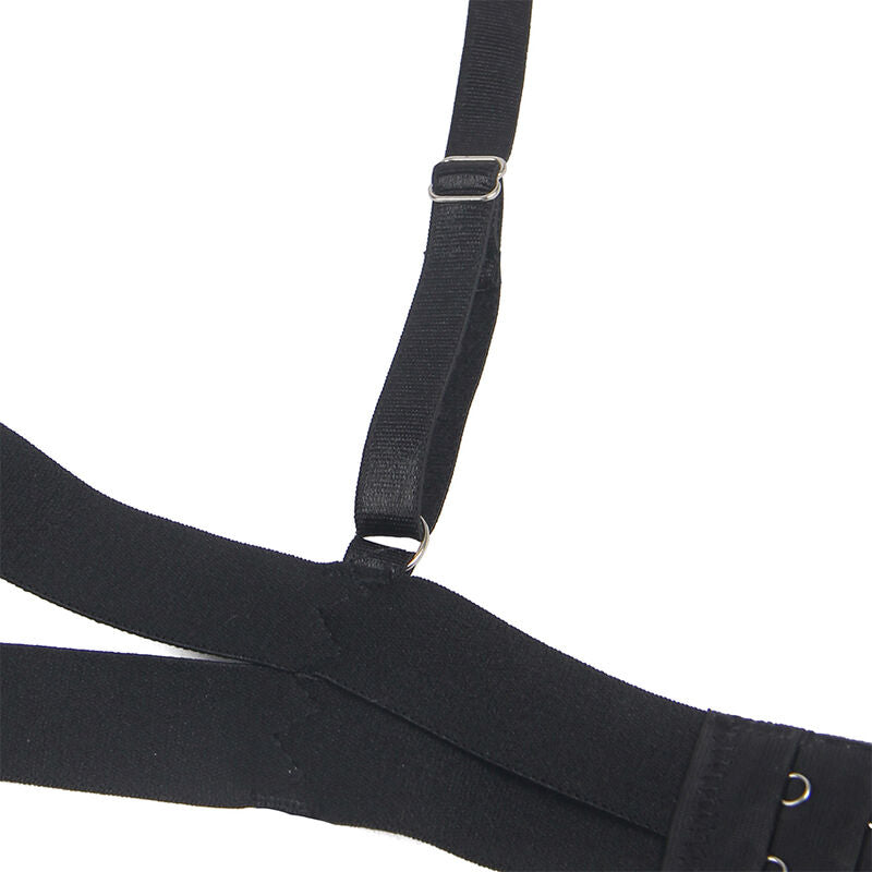 SUBBLIMA - BODY SEXY CON REGGISENI NERO S/M