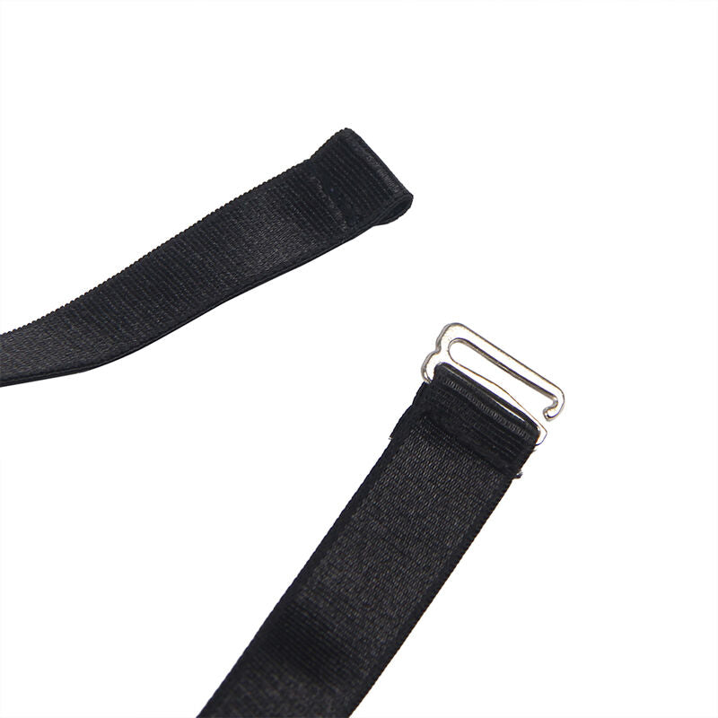 SUBBLIME - ABITO NERO TRASPARENTE CON SCOLLO AL CENTRO S/M
