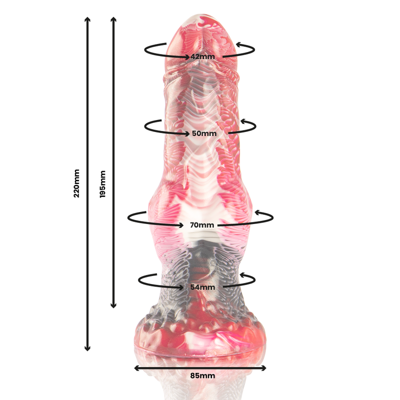EPIC - HELIOS HEAT AND ECSTASY DILDO CON TESTICOLI