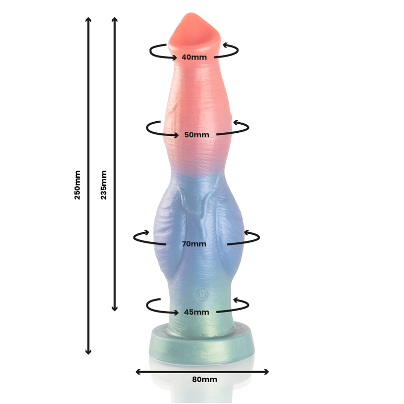 EPIC - ARION SYMPHONY OF PLEASURE DILDO VIBRANTE CON TELECOMANDO RICARICABILE