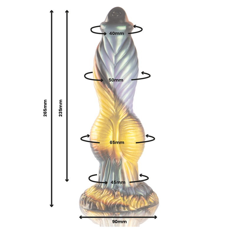 EPIC - PHOENIX THE RESURGENCE OF PLEASURE DILDO VIBRANTE CON TELECOMANDO RICARICABILE
