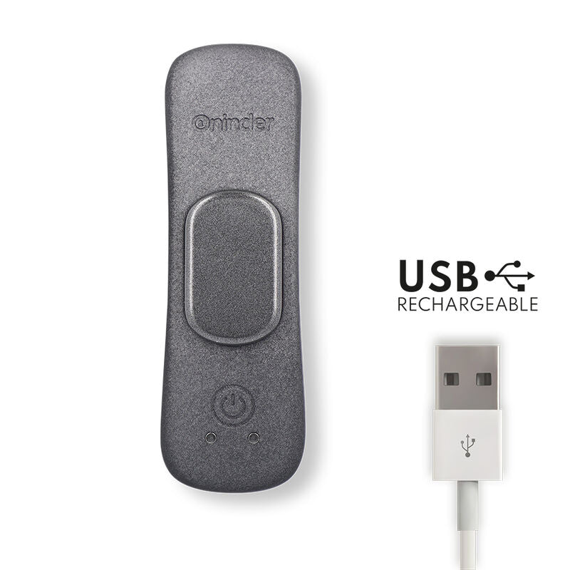 ONINDER - MANILA VIBRATORE DA MUTANDINA 9,6 CM X 2,6 CM 9 VELOCITÀ RICARICABILE APP GRATUITA