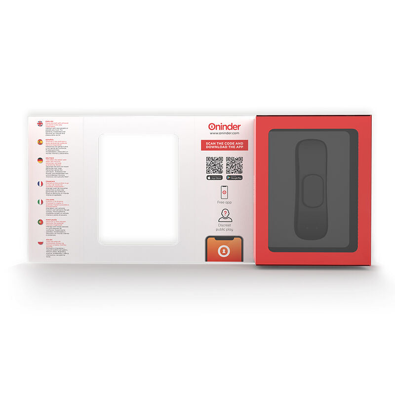 ONINDER - MANILA VIBRATORE DA MUTANDINA 9,6 CM X 2,6 CM 9 VELOCITÀ RICARICABILE APP GRATUITA