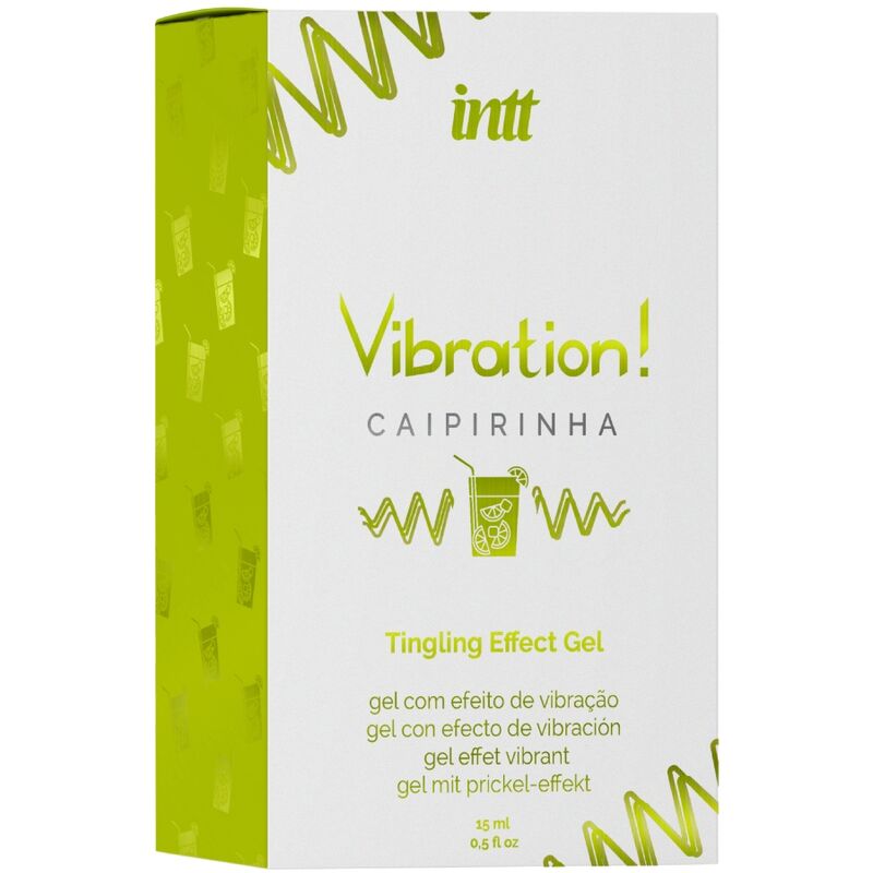 INTT - GEL VIBRATORE LIQUIDO STIMOLANTE INTIMO AROMA CAIPIRINHA 15 ML