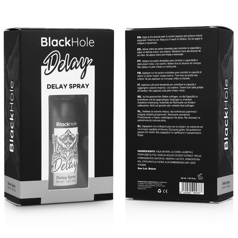 BLACK HOLE - SPRAY RITARDANTE 30 ML
