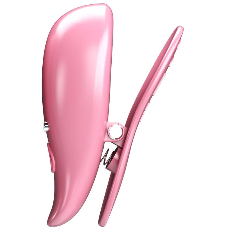 PRETTY LOVE - MORSETTI PER CAPEZZOLI VIBRANTI A FOGLIA ROSA