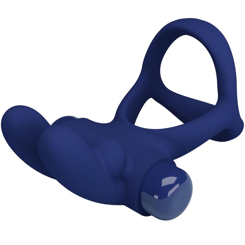 PRETTY LOVE - FRANCISCO ANELLO DOPPIO VIBRANTE CON RABBIT BLU