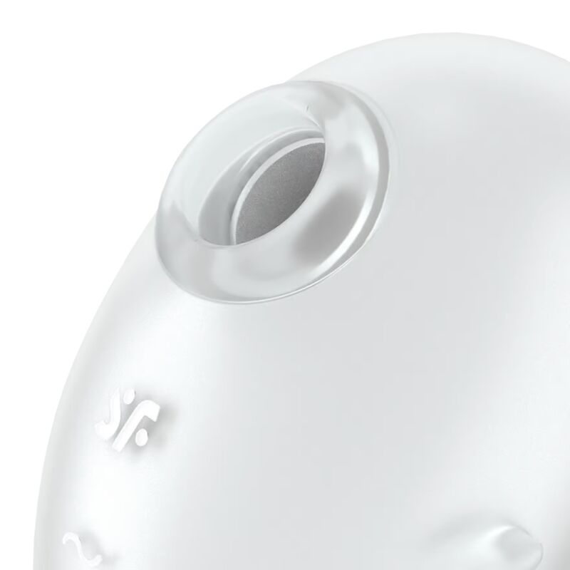 SATISFYER - CUTIE GHOST VIBRATORE LAY-ON A ONDE DI PRESSIONE BIANCO
