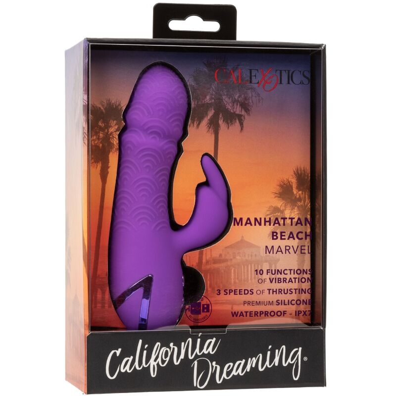 CALEXOTICS - CALIFORNIA DREAMING MANHATTAN BEACH MARVEL VIBRATORE CON RABBIT VIOLA