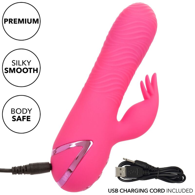 CALEXOTICS - CALIFORNIA DREAMING SACRAMENTO SWEETIE VIBRATORE CON RABBIT ROSA