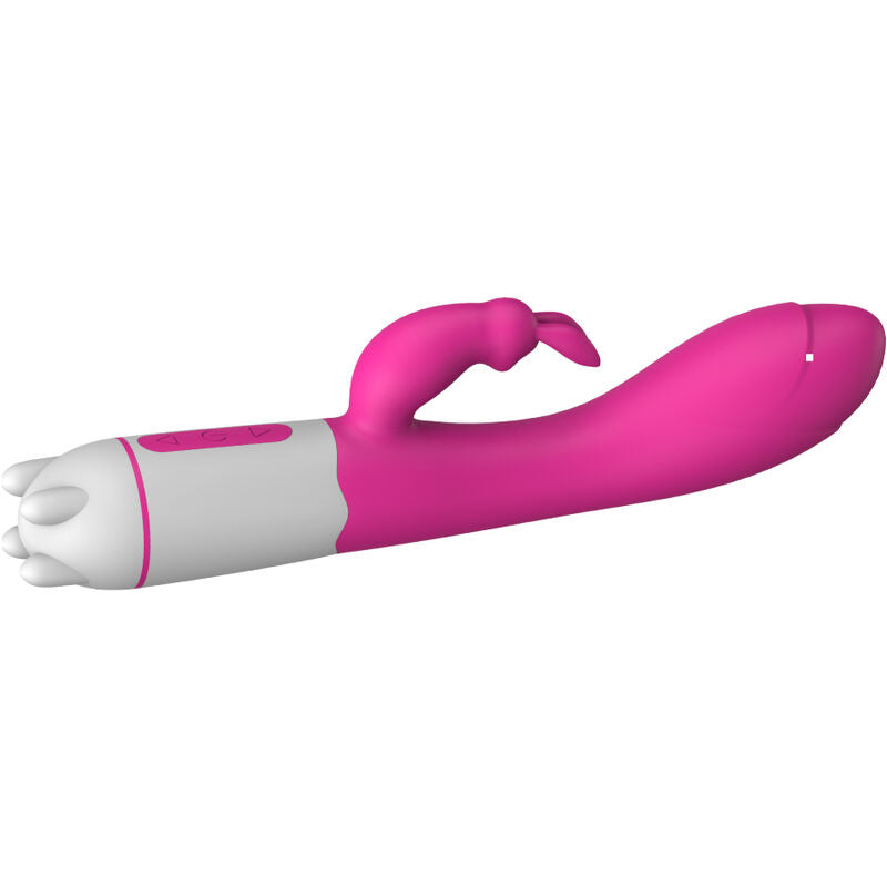 ARMONY - HAPPY VIBRATORE E RABBIT STIMOLATORE ROSA
