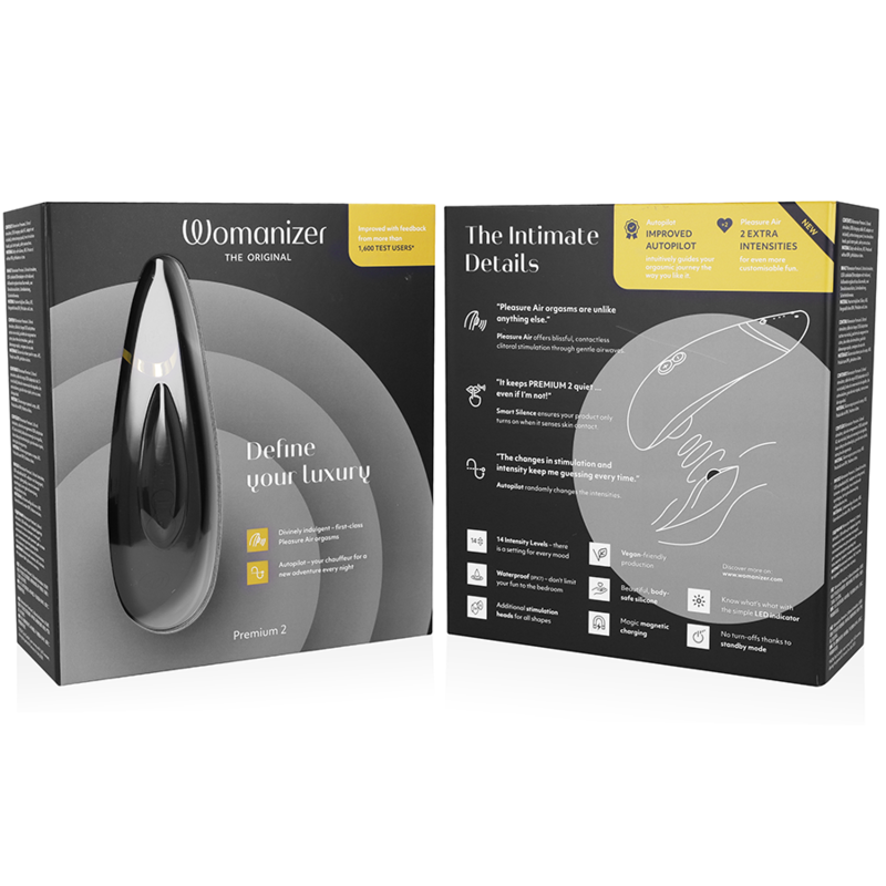 STIMOLATORE CLITORIDE CON TECNOLOGIA PLEASURE AIR, 14 LIVELLI DI INTENSITÀ, IMPERMEABILE