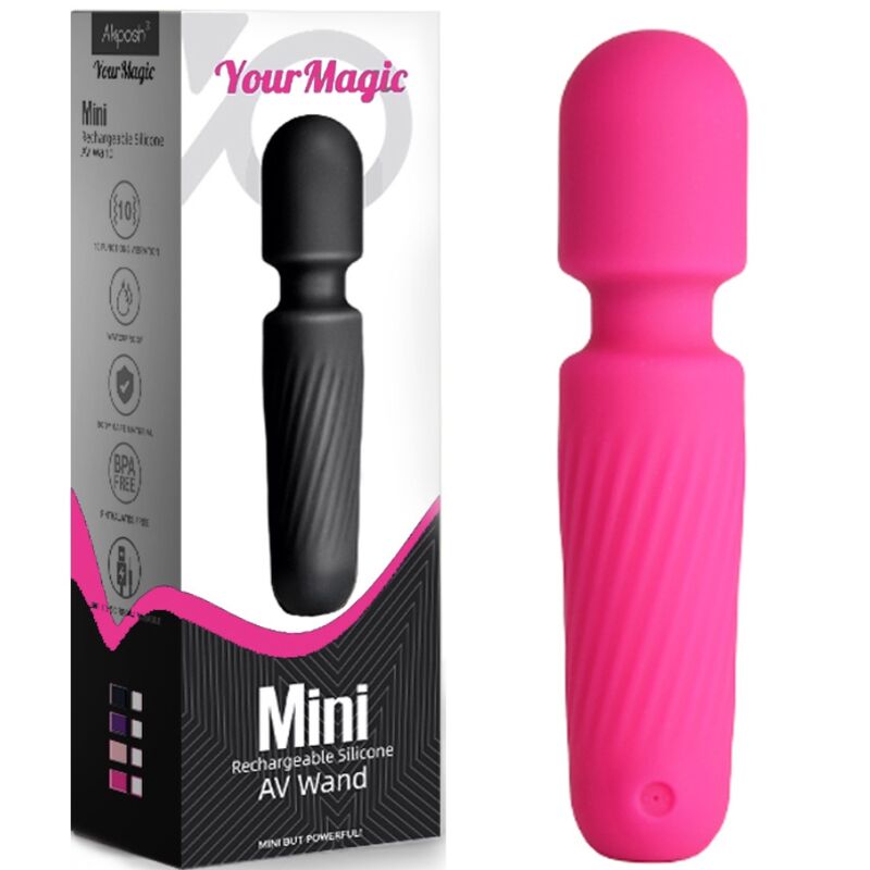 ARMONY - YOUR MAGIC MASSAGGIATORE E VIBRATORE RICARICABILE ROSA