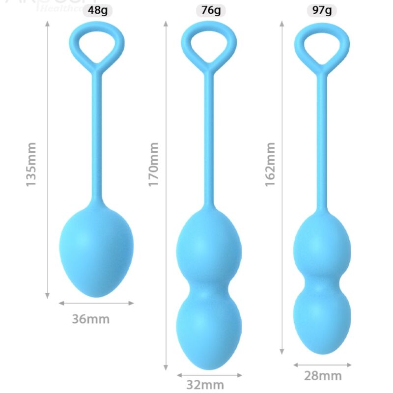 ARMONY - ANABIOSIS PALLINE VAGINALI 3 LIVELLI BLU