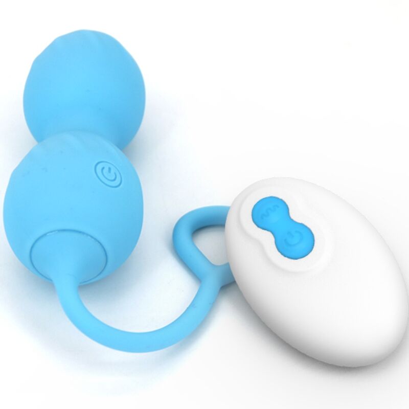 ARMONY - BLOSSOMS PALLINE VAGINALI VIBRANTI CON TELECOMANDO 10 VIBRAZIONI BLU
