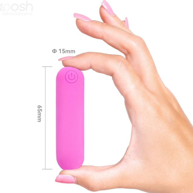 ARMONY - SPLASH HEHE VIBRATORE BULLET SILICONE 10 VIBRAZIONI 65 X 15 CM ROSA