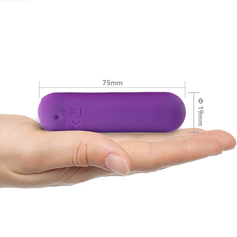 ARMONY - SPLASH HAHA VIBRATORE BULLET SILICONE 10 VIBRAZIONI 75 X 19 CM VIOLA