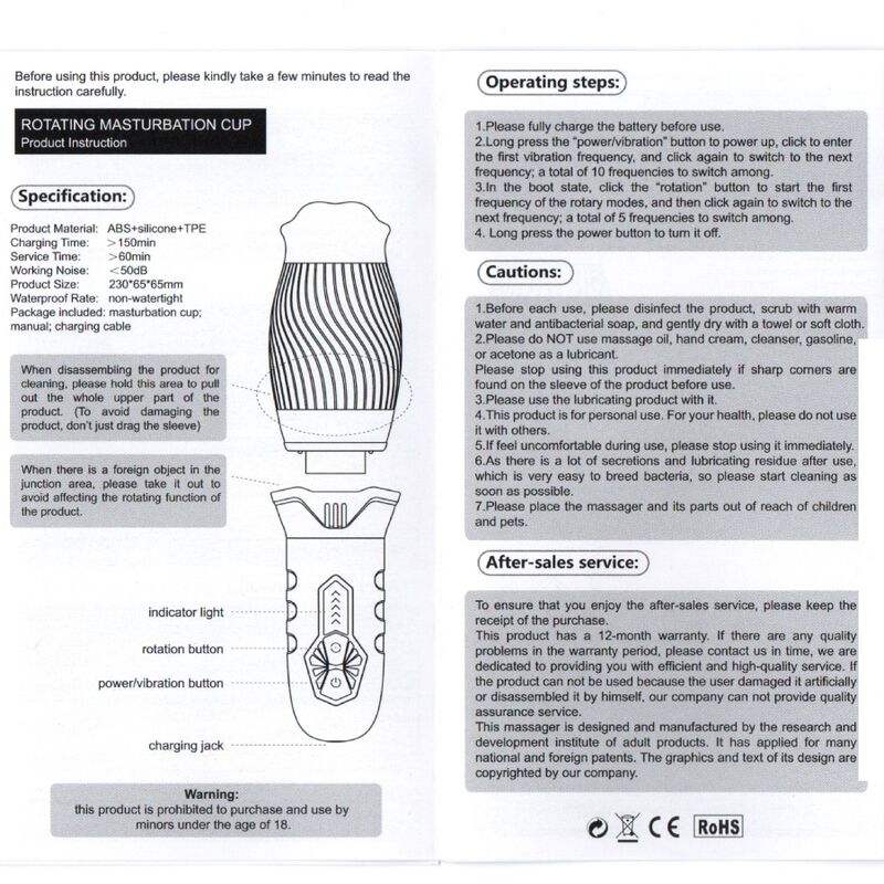 ARMONY - BELUCCI MASTURBATORE VIBRATORE CON BOCCA BIANCO
