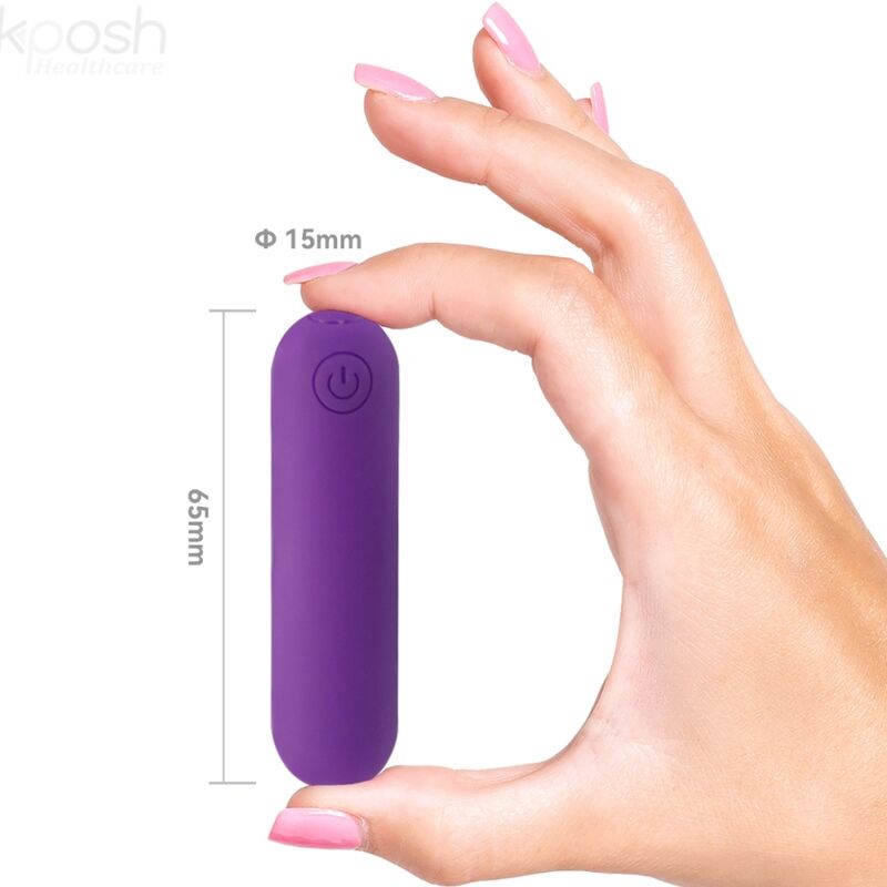 ARMONY - SPLASH JOLINE VIBRATORE BULLET IN SILICONE TELECOMANDO 10 VIBRAZIONI 6,5 X 1,5 CM VIOLA