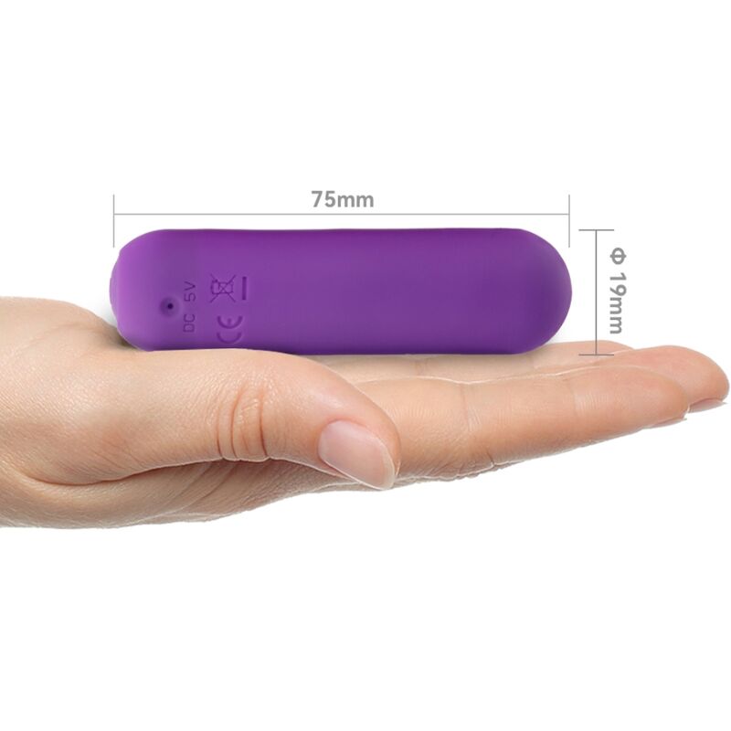 ARMONY - SPLASH JOIE VIBRATORE BULLET IN SILICONE TELECOMANDO 10 VIBRAZIONI 75 X 19 CM VIOLA
