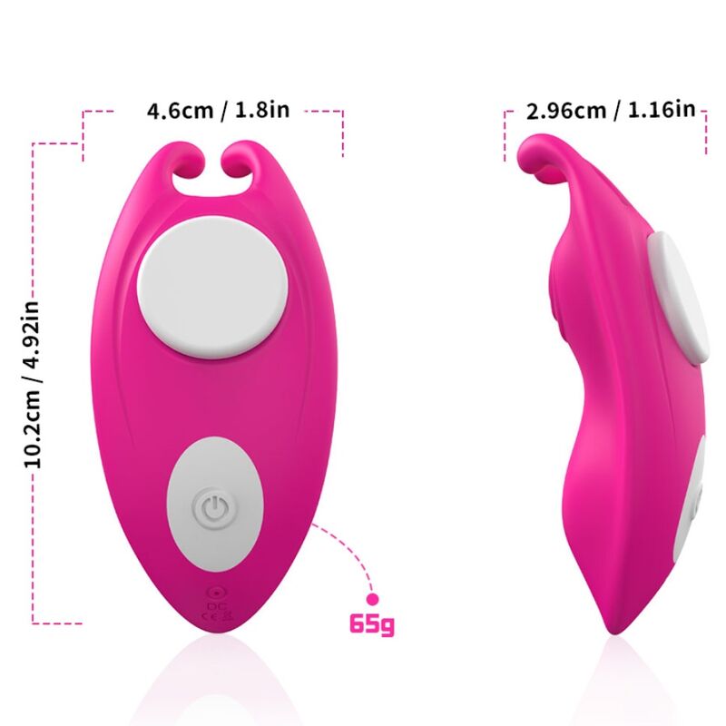 VIBRATORE PANTY DA MUTANDINA E STIMOLATORE G-SPOT HONEYBEE CON APP FUCSIA
