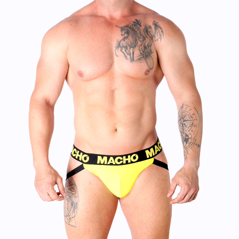 MACHO - MX25A JOCK GIALLO LYCRA S