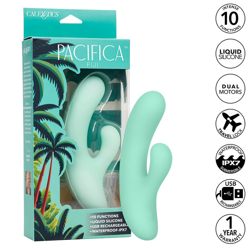 CALEXOTICS - PACIFICA FIJI VIBRATORE E STIMOLATORE PUNTO G 10 VIBRAZIONI