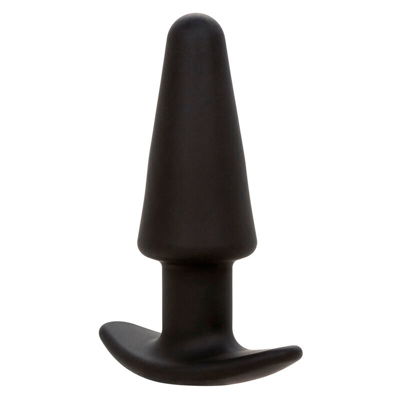 CALEXOTICS - ROCK BOTTOM PLUG ANALE CONICO 10 VIBRAZIONI IN SILICONE NERO