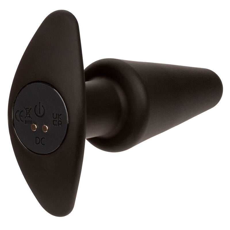 CALEXOTICS - ROCK BOTTOM PLUG ANALE CONICO 10 VIBRAZIONI IN SILICONE NERO