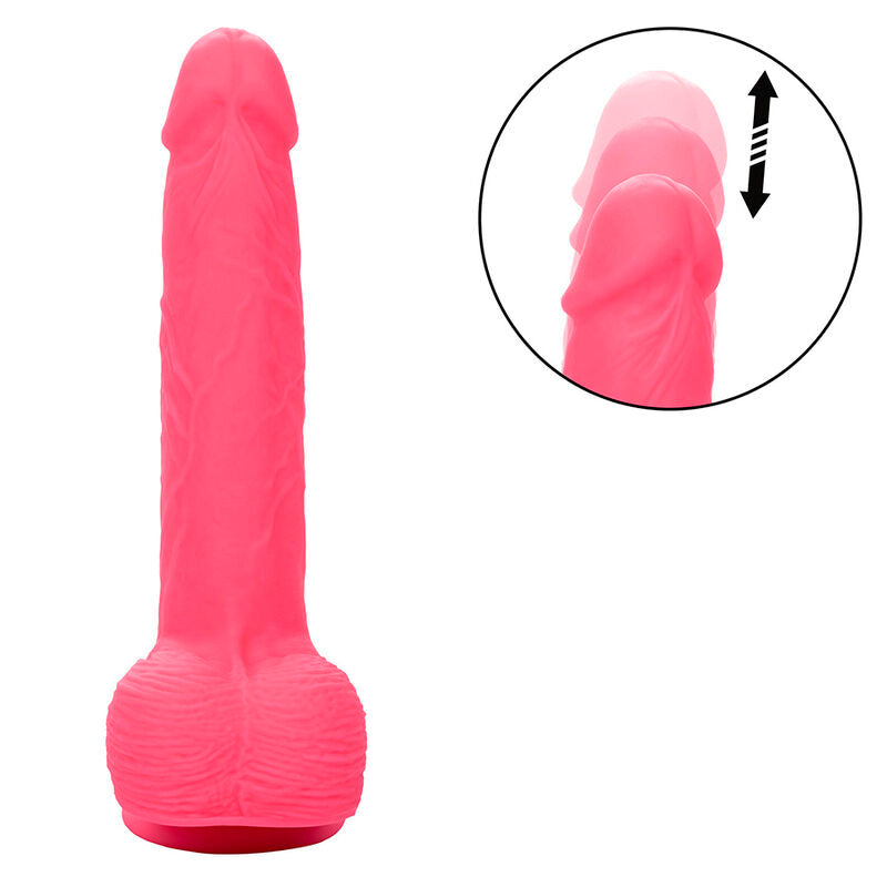 CALEXOTICS - STUDS VIBRATORE RICARICABILE E ROTANTE 10 VIBRAZIONI ROSA