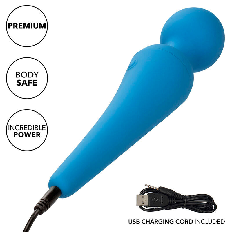 CALEXOTICS - COUTURE KIT VIBRATORE WAND 10 VELOCITA' BLU