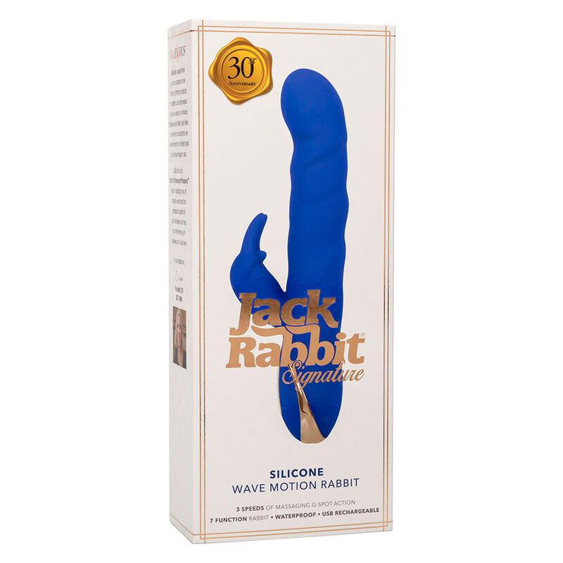 CALEXOTICS - JACK RABBIT WAVE MOTION VIBRATORE CON RABBIT BLU