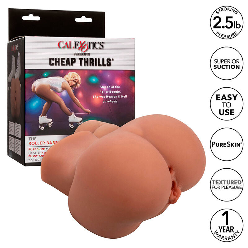 CALEXOTICS - CHEAP THRILLS THE ROLLER BABE MASTURBATORE REALISTICO DOPPIO INGRESSO NUDE