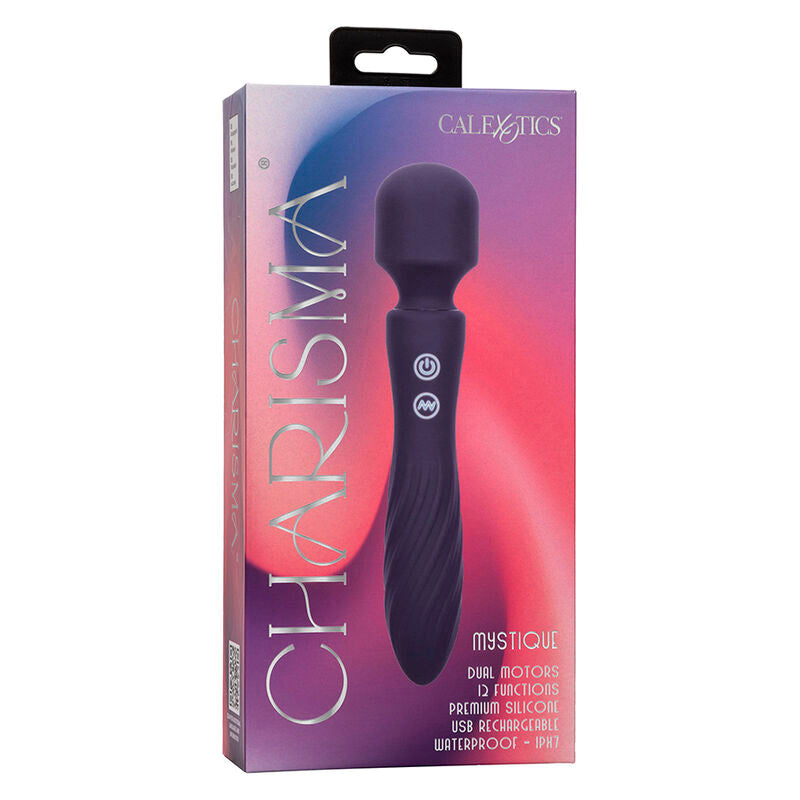 CALEXOTICS - CHARISMA MYSTIQUE MASSAGGIATORE DOPPIO MOTORE 12 FUNZIONI VIOLA